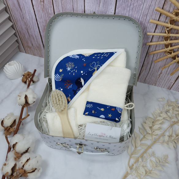 Idée cadeau - ensemble de bain - artisanat suisse